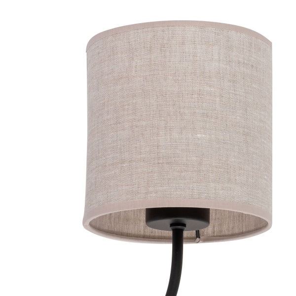 Бра TK Lighting Torens 1PL-4630 1x15 Вт E27 черный/серый 