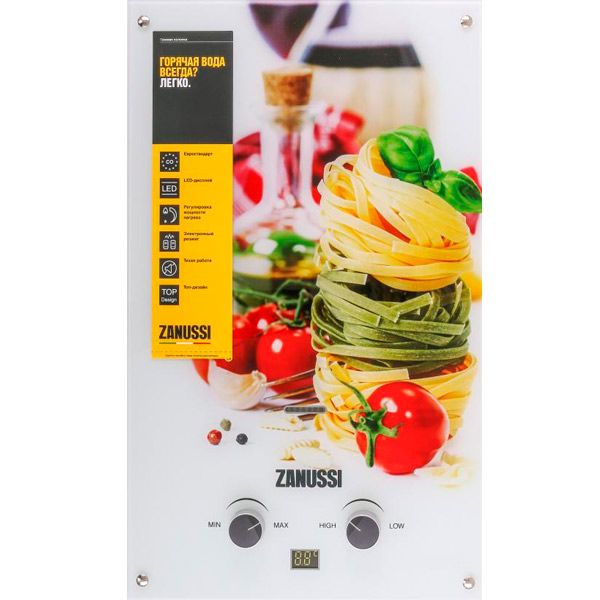 Газова колонка Zanussi GWH 10 Fonte Fonte Glass La Spezia