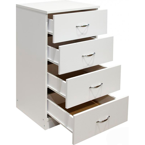 Комод Компаніт 4А Німфея Альба білий/білий 