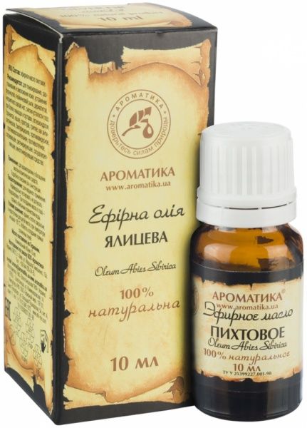 Эфирное масло Ароматика Ялицева 10 мл 