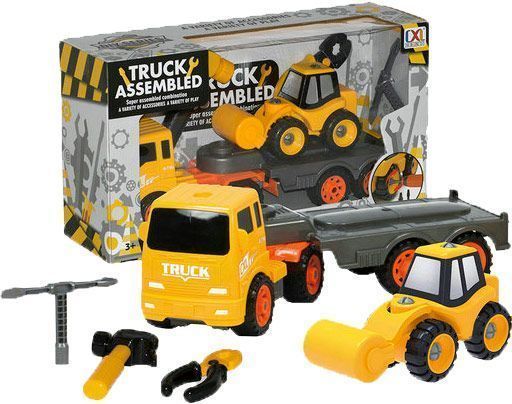 Конструктор Can Xin Long ТРЕЙЛЕР и ДОРОЖНЫЙ КАТОК