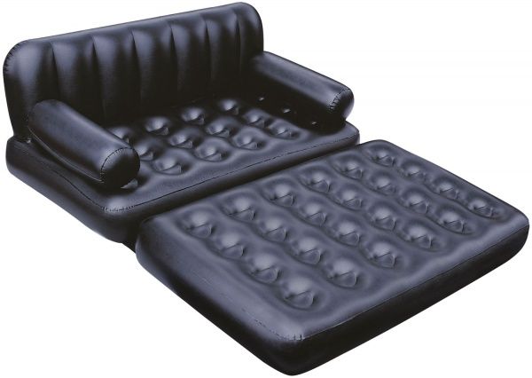 Диван Bestway Multi Max Comfort Quest 188х152 см трансформер надувной с электронасосом черный