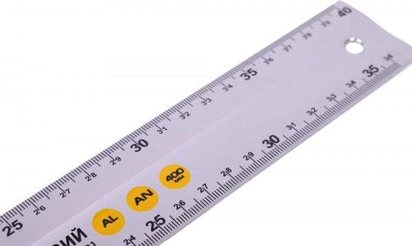 Угольник Compass 400 мм анодированный 90 две шкалы К-400