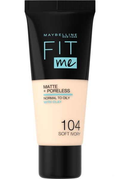 Тональний крем Maybelline New York Fit Me Matte and Poreless Foundation 104 Soft Ivory 30 мл