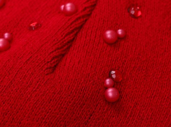 Шапочка детская для девочки Kraft+ арт. 2689 р.50-52 красный 