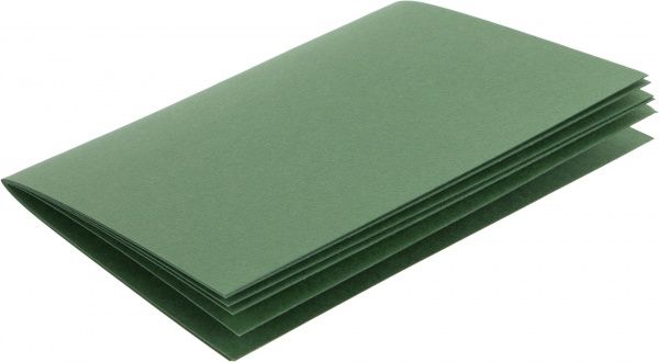 Набор заготовок для открыток 5 шт. темно-зеленый №11 220 г/м2 