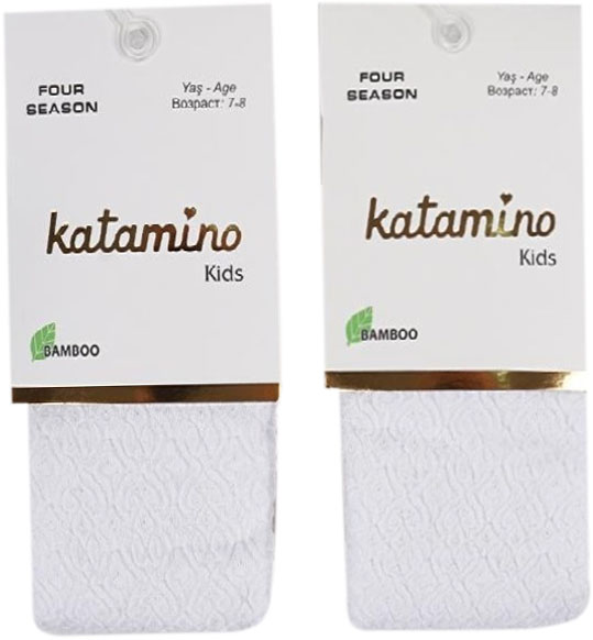 Колготки для девочек KATAMINO K30126р.145-156 белый 