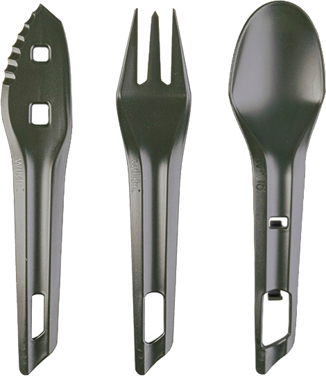 Набір столових приборів Sturm Mil-Tec 180 мм WILDO® THE OCYS™ 