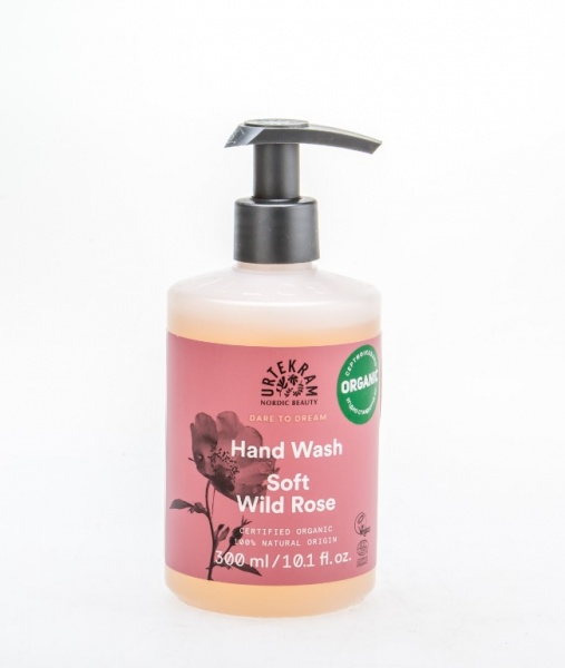 Антибактеріальне рідке мило Urtekram Дика троянда 300 мл