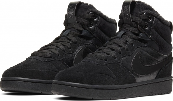 Черевики Nike NIKE COURT BOROUGH MID 2 CQ4023-001 р.36,5 чорний