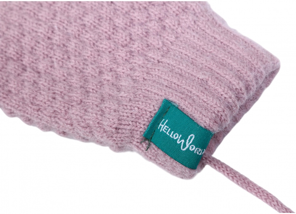 Рукавицы HW для девочек р.10-12 /розовый