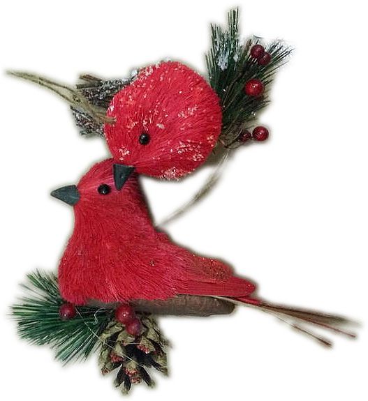 Декорація-підвіска Снігур на гілці 14х10х9 см EPI-LDB13B090 