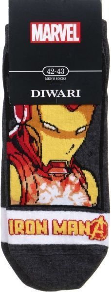 Шкарпетки Diwari MARVEL 17С-141СПМ 065 р. 27 світло-сірий 