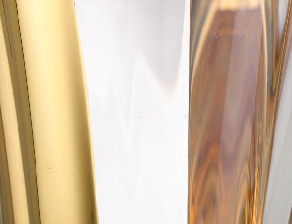 Ваза стеклянная золотая 18,7х35,5 см Combi