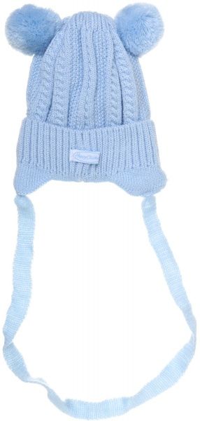 Шапочка дитяча для хлопчика Luna Kids р.36 темно-блакитний 2223 
