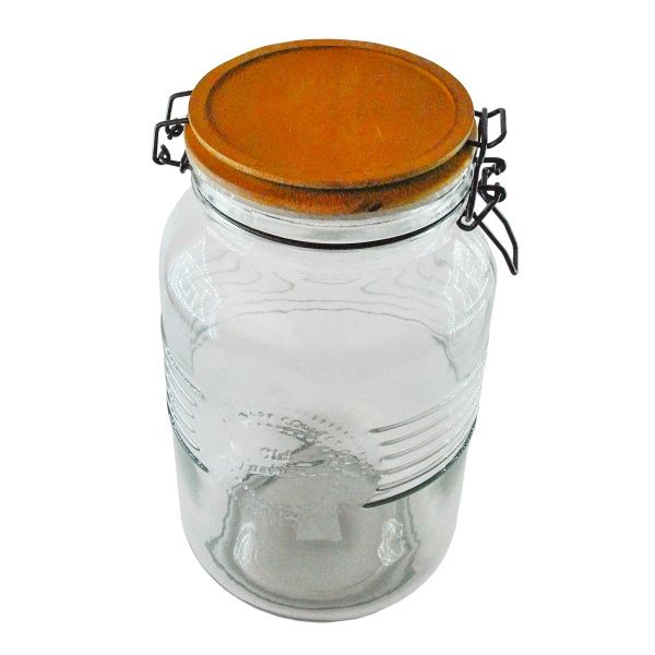 Банка із застібкою 3 л з дерев'яною кришкою 212863-WL Old Fashioned