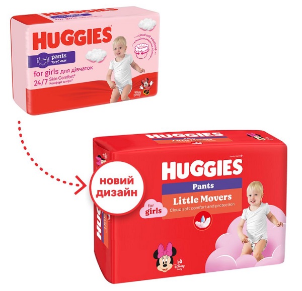 Подгузники-трусики Huggies Girl 4 9-14 кг 72 шт