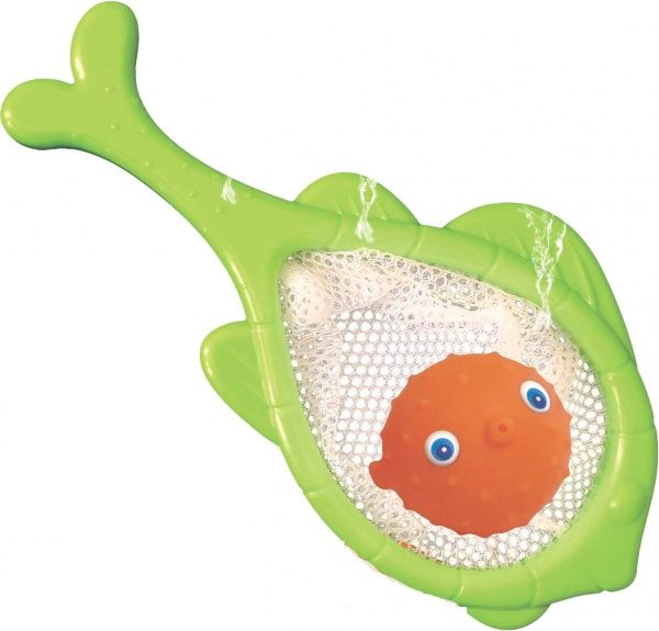 Игровой набор для ванной Bebelino с сачком Лови и брызгай 57113