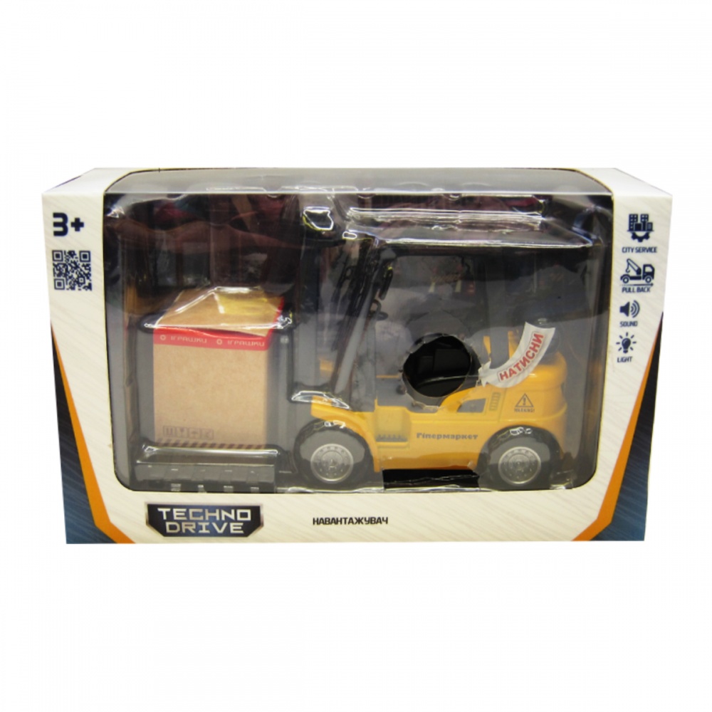 Автомодель TechnoDrive 1:32 Навантажувач (світло, звук) 510224.270