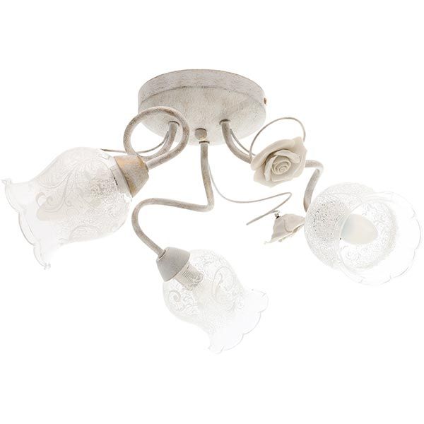 Люстра Accento Lighting Provence ALHL-JSL-6384/3 белая