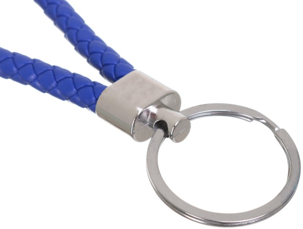 Брелок для ключів з кільцем синій