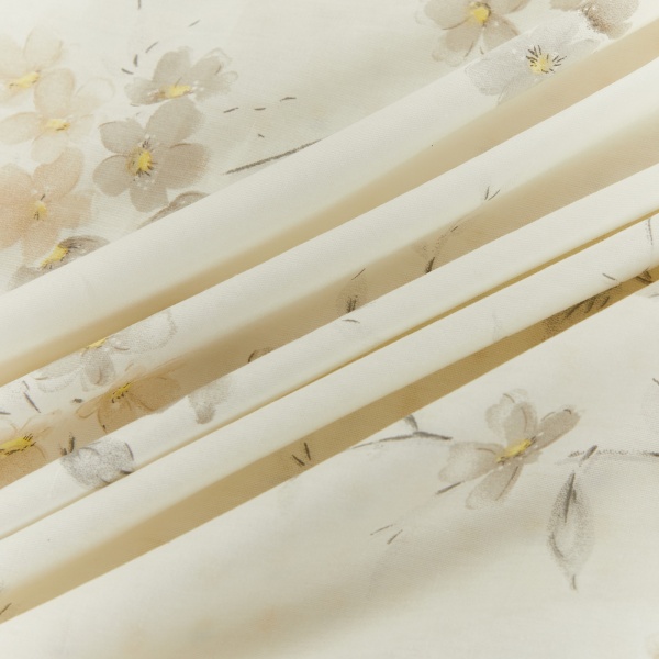 Комплект постільної білизни Matina 1,5 жовтий із білим La Nuit 