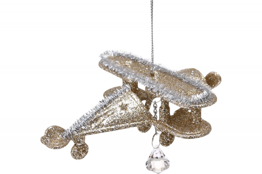 Подвеска пластиковая планер с присыпкой 11 см в ассортименте F22590313+315