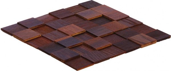 Мозаичная плитка древесина 270х270 мм Tessera Дуб Термо
