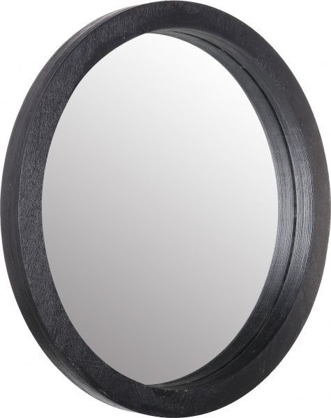 Дзеркало Woodville Рондо d50 см чорне SS004024 