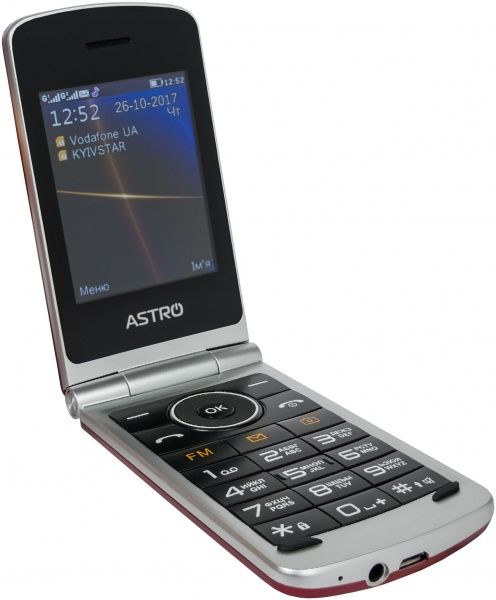 Мобільний телефон Astro A284 red 