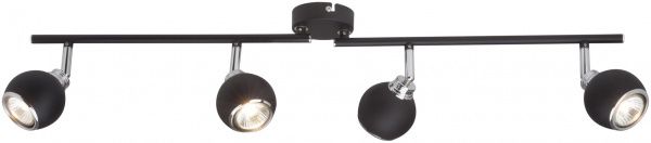 Спот Brilliant Ina 4x28 Вт GU10 черный G07732/06