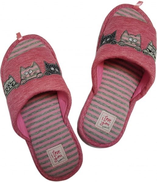 Капці домашні Gemelli Тріо 2 р. 40 рожевий 