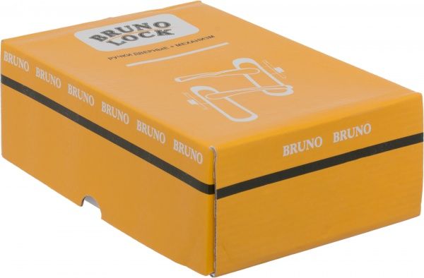 Замок врізний з ручками Bravo 162 PZ 62 мм матовий нікель/золото