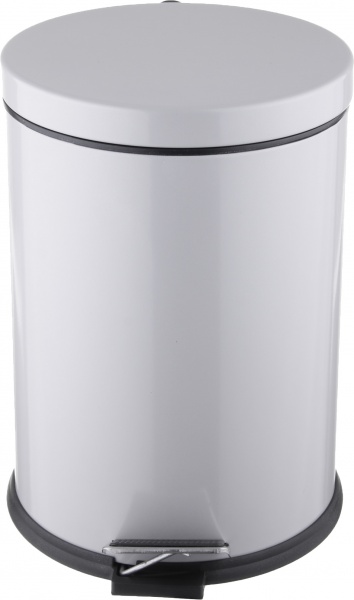 Відро з педаллю світло-сірий 13 л 