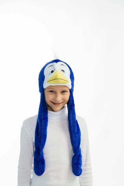 Набір карнавальний КАРНАВАЛІЯ Шапка-маска Пінгвін синій 