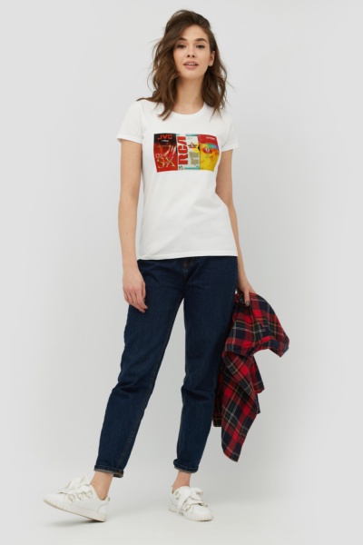 Футболка YAPPI WW1060 р.S білий