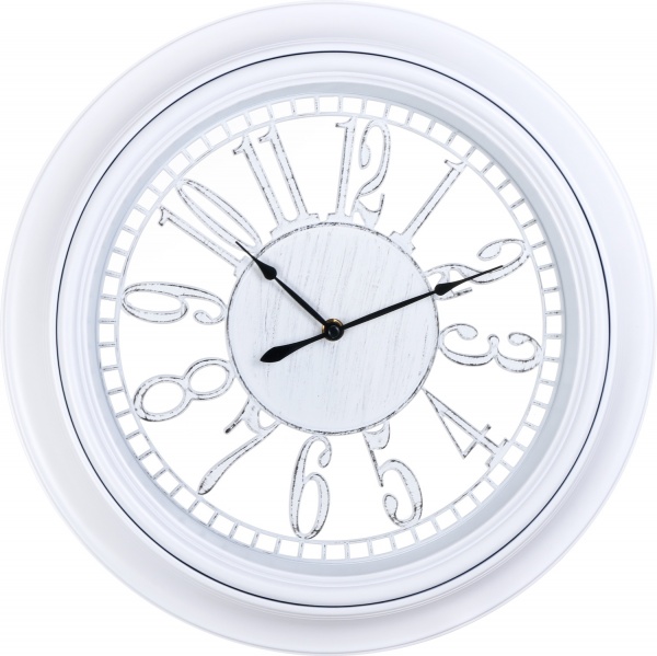 Часы настенные Ticker белый 55,5x43,5 см