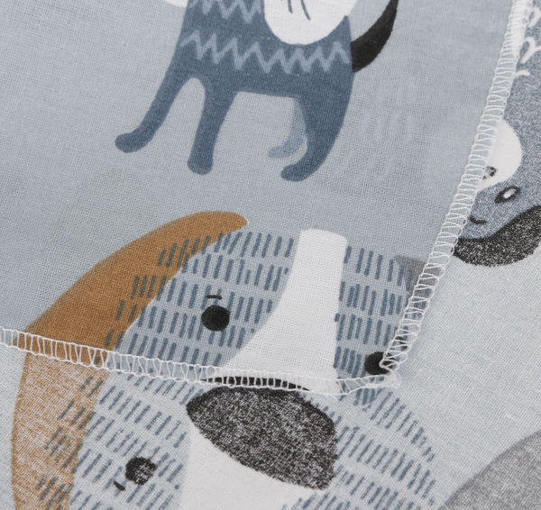 Пеленка Україна Funny dogs 2222322602016 90х110 см серый 