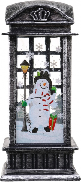 Фонарь декоративный телефонная будка XFD-3132 светодиодная (LED) 11 см 