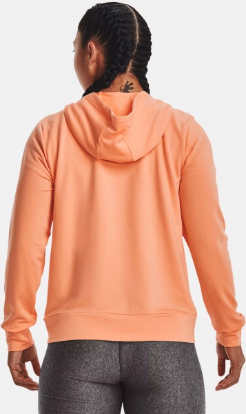 Джемпер Under Armour RIVAL TERRY FZ HOODIE 1369853-868 р. S помаранчевий