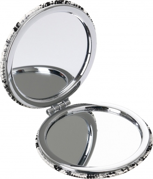 Зеркало карманное косметическое Лідер Канц Змеиная кожа в ассортименте 