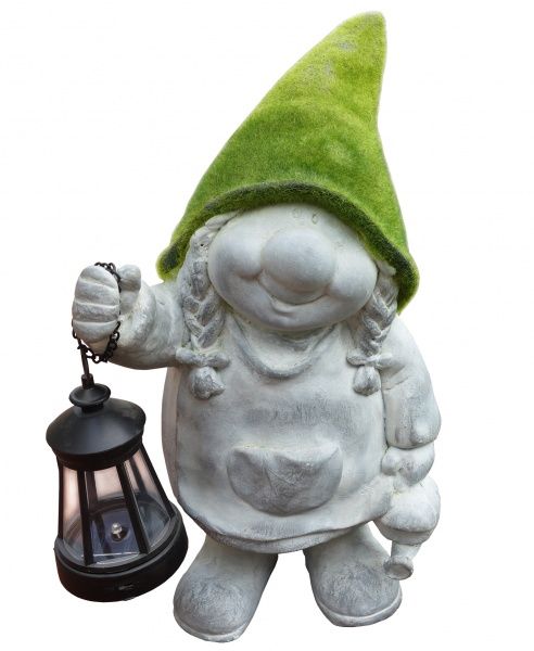 Фигурка декоративная Engard AW-27 Гном с фонарем 20х17х35 см