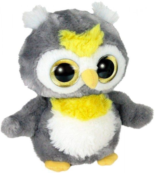 Мягкая игрушка Yoohoo Сова блестящие глазки 23 см