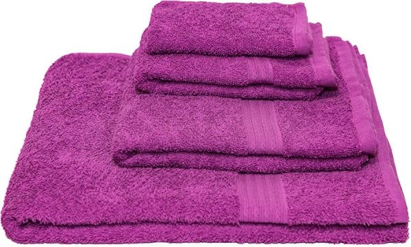 Рушник Косичка 30x70 см фуксія Simi 