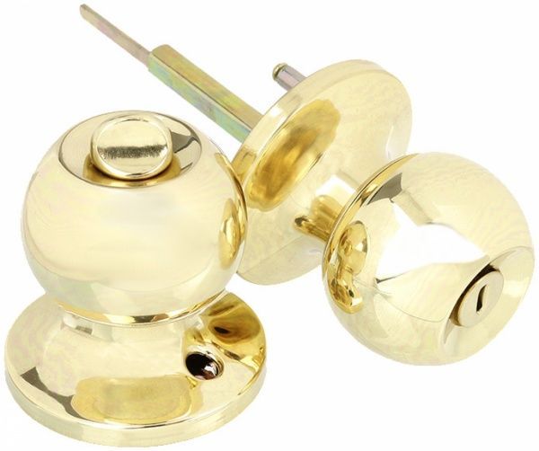 Кнобсет Latuna Куля WC полірована латунь