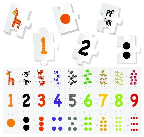 Игра-пазл Headu Веселая математика IT21093