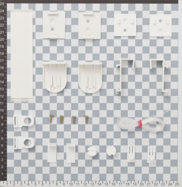 Ролета мини Delfa Премиум Металлик Принт Блейд 68x170 см кремовая 