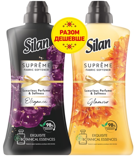 Кондиционер-ополаскиватель Silan Elegance+Glamour 1,012 л