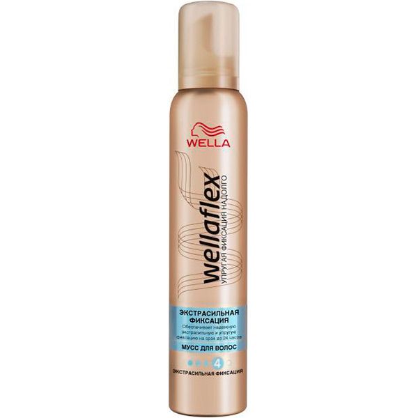Мусс для волос Wella Wellaflex Мусс экстрасильная фиксация 200 мл