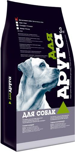 Корм Для друга для активных собак 3 кг 5835